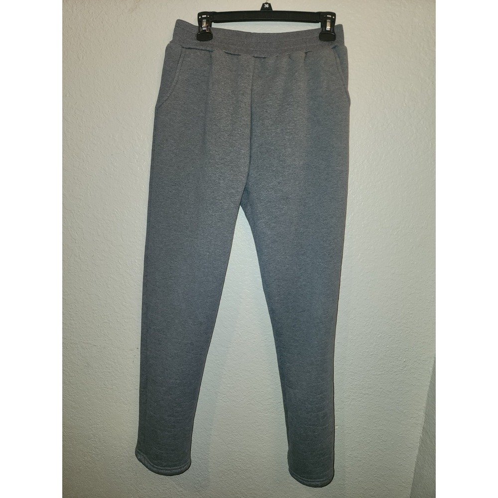 Men's Fleece Lined Sweatpants, Size L. Measurements: 28X29. Very Thick!